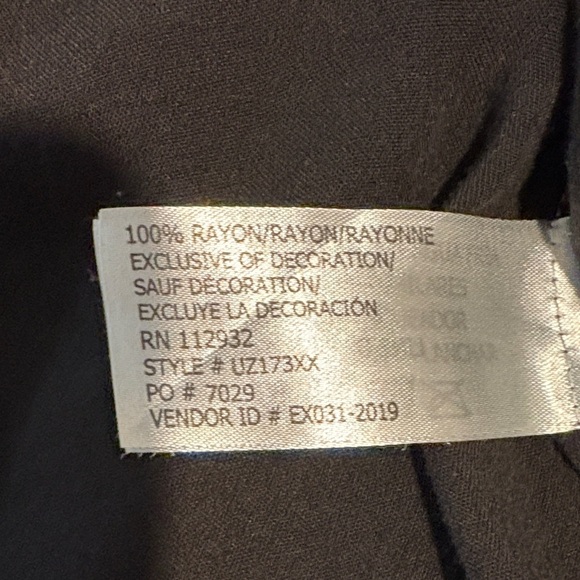 Exist Black Dress with Colorful Embroidery - Picture 4 of 6